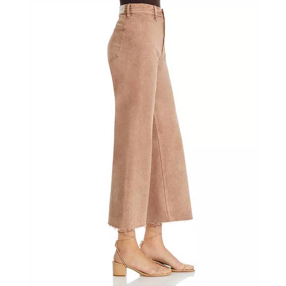 NEW PISTOLA penny high rise wide leg crop jeans in cashew - Picture 3 of 6